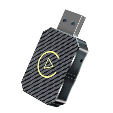 Imagem de Adaptador Carplay sem fio Android Auto 2 em 1 Smart USB Dongle Plug and Play