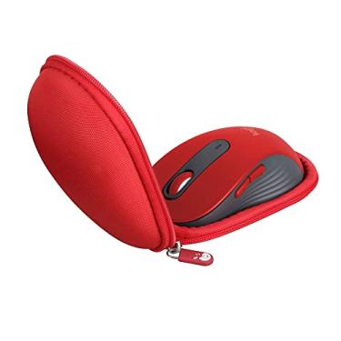 Imagem de Hermitshell Capa rígida de viagem para mouse sem fio Logitech Signature M650 L/M550 L (vermelho, capa para M650 L)