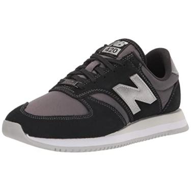 Imagem de New Balance Tênis feminino 420v2, Preto/prata, 8