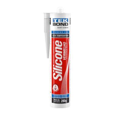 Imagem de Silicone Alta Temperatura 280 Gr Vermelho Tek Bond, 1 unidade