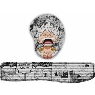 Imagem de KIT Mouse Pad + Apoio de teclado Luffy - JDM