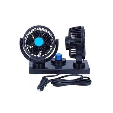 Imagem de Ventilador Automotivo Duplo 24V Ajustável Forte 2 Velocidade - Knup