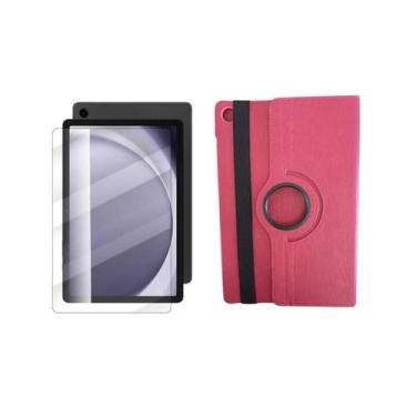Imagem de Capa Giratória + Pel. Hidrogel Compatível Para Tab A9+ Plus - DB, Rosa