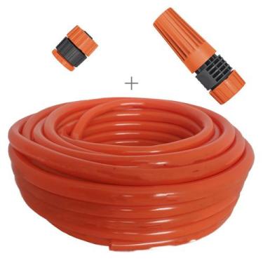 Imagem de Kit mangueira siliconada resistente ao sol 20m flexivel para jardim la