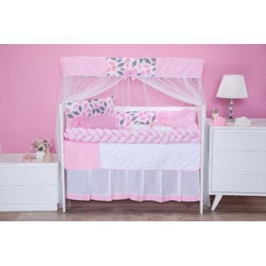 Imagem de Kit berço para quarto do bebê padrão/americano completo 11 peças - men