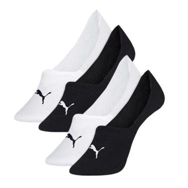 Imagem de Kit 4 Pares De Meias Masculinas Invisível Sapatilha Algodão Cotton - S