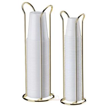 Imagem de Kit Organizador Suporte Porta Copos Descartáveis 50/80 e 200ml Para Ca
