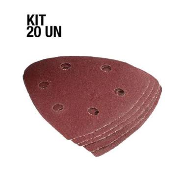 Imagem de Kit Lixa para Multicortadora Gr 80 Pacote 20 Un 60931 Cortag