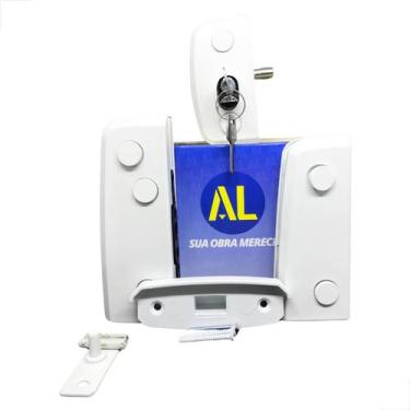 Imagem de Kit 01 AL Instalação De Porta De Vidro Pivotante V/A- Branco