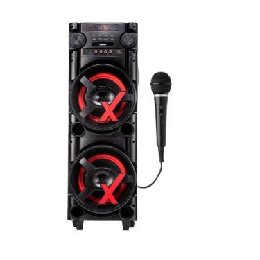 Imagem de Caixa de som ACA 1000 NewX Amvox LED PowerX 1000W Bivolt-Sem FM 1MIC