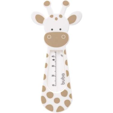 Imagem de Termômetro de Banheira Bebê Girafinha Livre de Mercúrio Buba, Bege