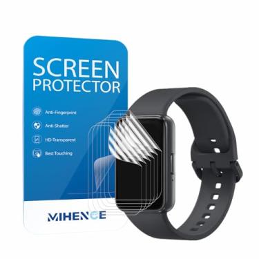 Imagem de MIHENCE Protetor de tela compatível com Samsung Galaxy FIT 3 Watch, película protetora TPU de cobertura total HD para rastreador de atividades Fit 3 (6 peças)