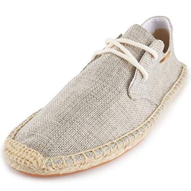 Imagem de Alexis Leroy Alpargatas para adultos unissex com cadarço, Damasco original, 7-7.5