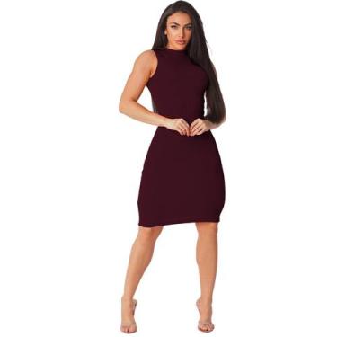 Imagem de Vestido Feminino Evangelico  Midi Gola Alta Ribana - Swiss Boutique, V