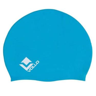 Imagem de Touca De Natação Vollo 100% Silicone, Azul, Unico
