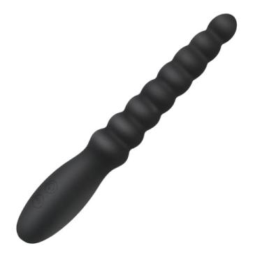 Imagem de Brinquedos sexuais empurrando vibrador 10 velocidades vibrador anal contas anal massagem de próstata duplo motor butt plug estimulador carga usb vibradores brinquedos sexuais para homens mulheres