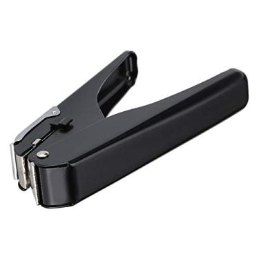 Imagem de 9771 Perfurador de Furo único Manual ID Card Slot Punching Machine para Home Office School Ferro Preto 10 Folhas