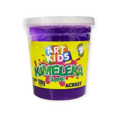 Imagem de Slime Kimeleka Acrilex 180g Art Kids - Cores Variadas, Violeta