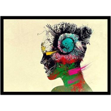 Imagem de Quadro Decorativo Psicologia Consultórios Abstrato Moda Fashion Salas 