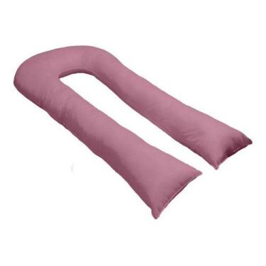 Imagem de Fronha Para Travesseiro De Corpo Gigante De Formato U 140x70 - Happy L