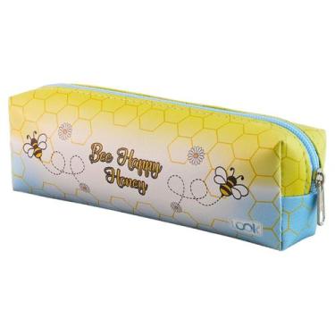 Imagem de Estojo Escolar Infantil Feminino Simples 1 Divisória Estampado - Look,