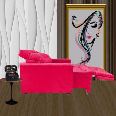 Imagem de Poltrona Pra Extensão De Cílios Com Apoio Para os Pés Modelo Cris - mo