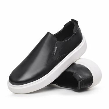 Imagem de Tênis Slip On Masculino Casual Linha Conforto - Bawmi, Branco, 39