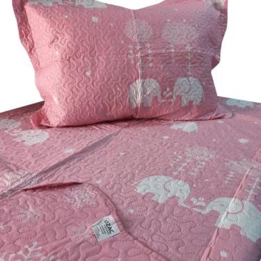 Imagem de Cobre Leito DuplaFace Colcha Solteiro Infantil Menina Menino - Rozac, 