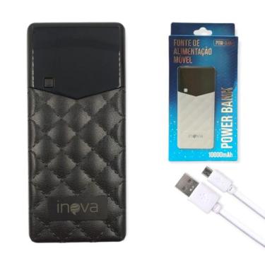 Imagem de Carregador Portátil 10000Mah Power Bank Display Led Original Inova Pow