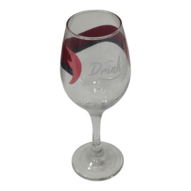 Imagem de Kit 2 Taças Vinho Drink Tinto 360ml Transparente decorativa - Drinks