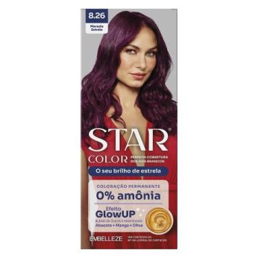 Imagem de Tintura Starcolor Kit Prático 8.26  Marsala Estrela Sem Amônia