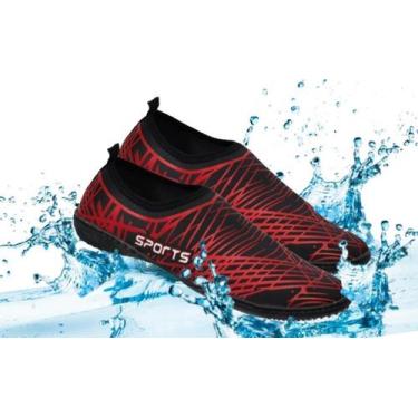 Imagem de Sapatilha Triátlon corrida pedalar e nadar sola emborrachada modelo no