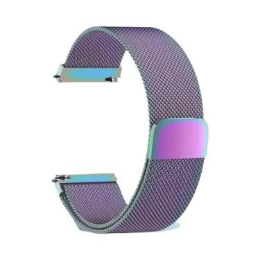 Imagem de Pulseira Milanesa de 20mm e 22mm para Amazfit GTS 2/2e/3/4, GTS 2 Mini