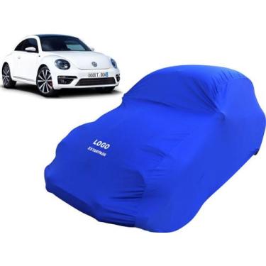 Imagem de Capa Automotiva Volks New Beetle Tecido Helanca Cor Preta - Mz, Azul