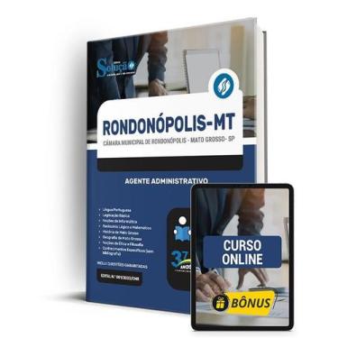 Imagem de Apostila Câmara de Rondonópolis - MT 2024 - Agente Administrativo