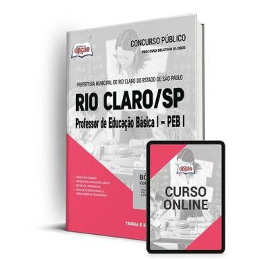 Imagem de Apostila Prefeitura de Rio Claro - SP - Professor de Educação Básica I