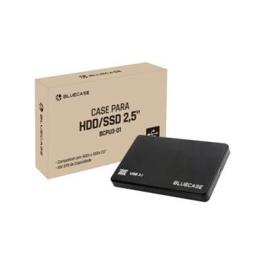 Imagem de Case Bluecase para HD/SSD 2,5" Sata USB 3.0 preto - BCPU3-01