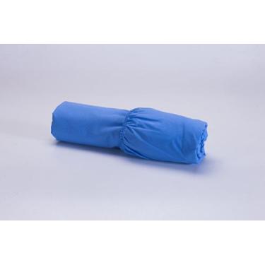 Imagem de Lençol Super King Avulso Com Elástico 2,00m x 2,00m x 40cm 200 Fios Az