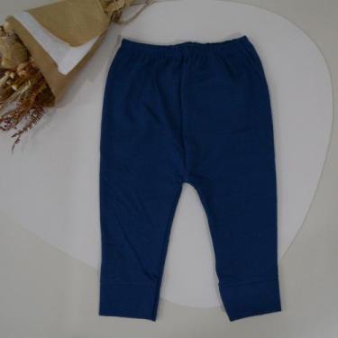 Imagem de Mijão para Bebê Unissex Azul Marinho Roupa Infantil - Rizzicomercio, P