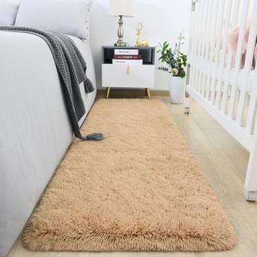 Imagem de Homore Tapete de Corredor 2x6 Feet Bege Claro Moderno Fofo para Quarto, Corredor e Lavanderias