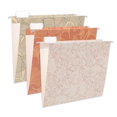 Imagem de Beramon Pacote com 6 pastas suspensas, tamanho carta, pastas suspensas reforçadas com abas ajustáveis de corte 1/5, pastas de arquivo para armário de arquivos, organizador para escritório, casa,