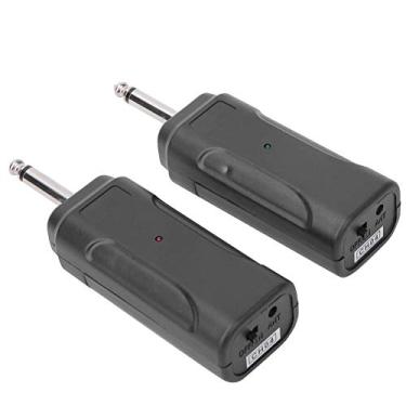 Imagem de Receptor de áudio para Guitarras Elétricas, Transmissor de áudio para Guitarra Autista Sem Fio Portátil Transmissores e Receptores de Microfone Sem Fio para Instrumentos