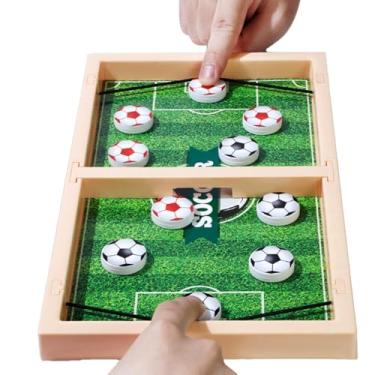 Imagem de Futebol de mesa, jogo de tabuleiro de futebol | Brinquedo de ejeção de mesa esporte jogo de tabuleiro interno,Jogo interativo infantil portátil para família, jogo de pontuação para aniversário, Páscoa