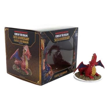 Imagem de WizKids D&D Icons of The Realms: 50th Anniversary - Classic Red Dragon Boxed Miniature