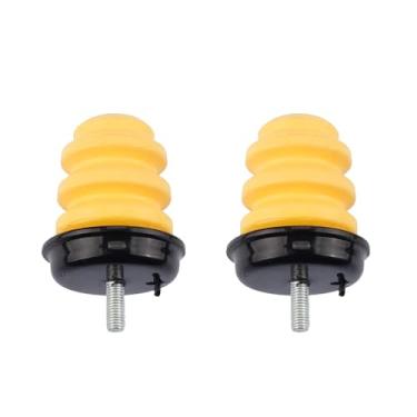 Imagem de Dasbecan 2 peças de para-choque de eixo traseiro compatível com Chevy Silverado 1999-2007 GMC Sierra Classic 1500 Bump stops # 15712438 523-049
