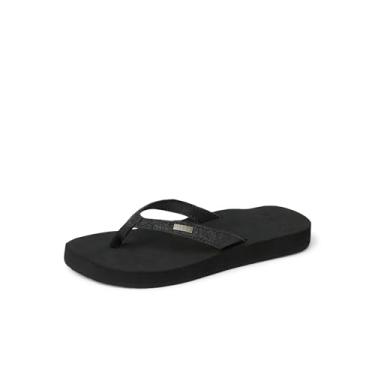 Imagem de Reef Sandália feminina Star Cushion Fashion Flip Flops, Preto, 38