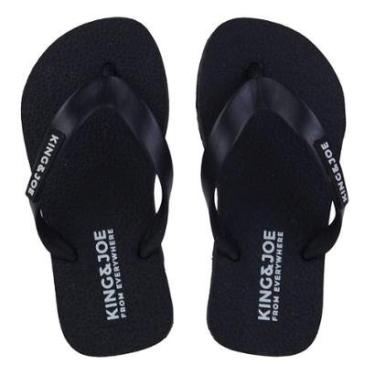 Imagem de Chinelo Infantil Masculino King&Joe Basico Preto - CH09011K-Masculino
