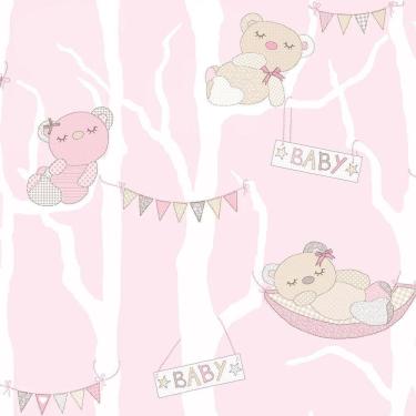 Imagem de Papel De Parede Favola 3201 Ursinhos - Italy - Rolo 10m X 0,53m