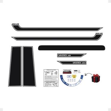 Imagem de Faixa Compatível Com Maverick 302 V8 73/79 Lateral e Capô - SPORTINOX,