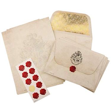 Imagem de Paladone Conjunto de artigos de papelaria Hogwarts para escrita de cartas – Mercadoria Harry Potter oficialmente licenciada